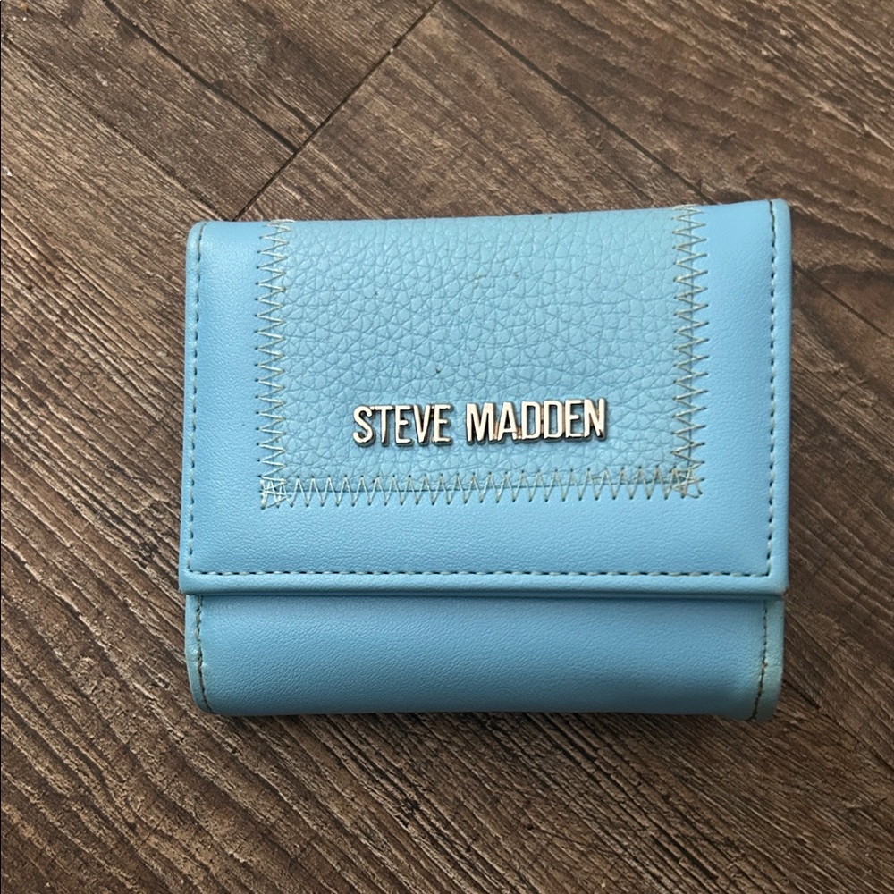 Steve Madden Light Blue Wallet